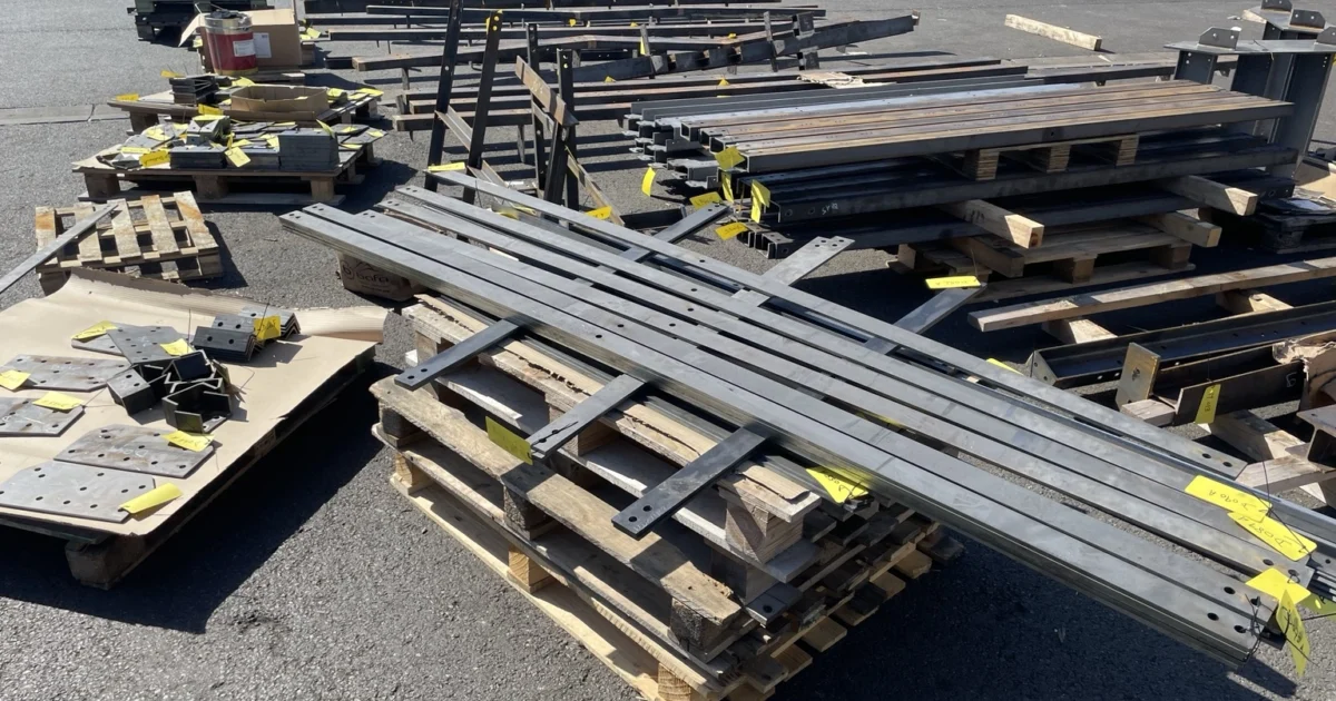 pièces acier chantier paris avant galvanisation à chaud